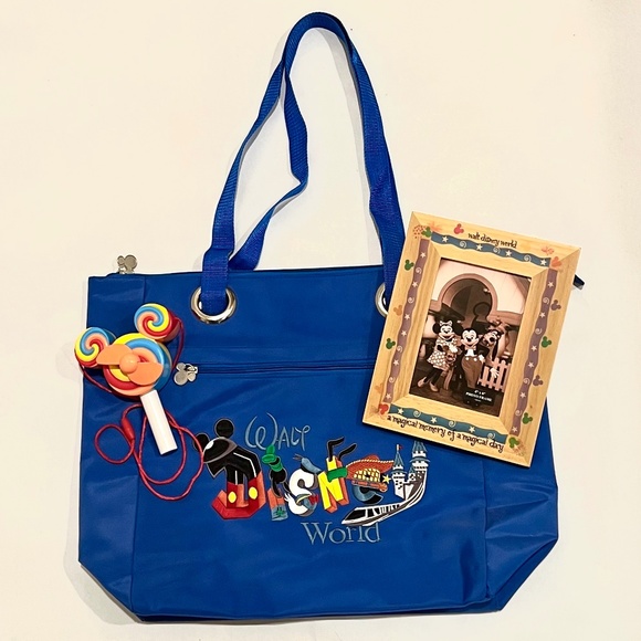 Disney Handbags - Walt Disney World Tote Frame Fan Bundle